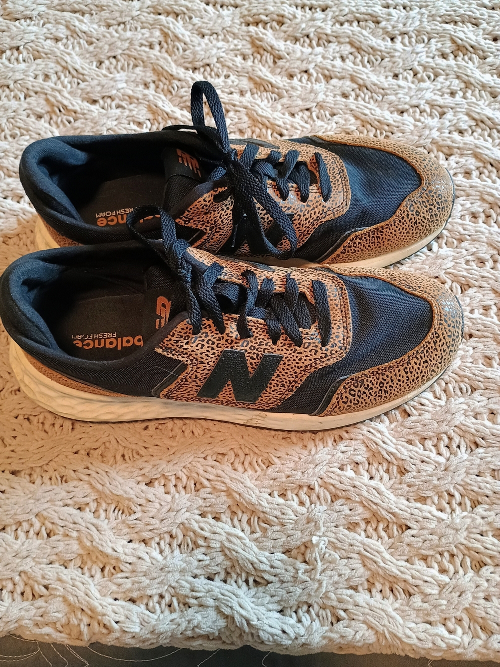 New Balance Leopard Print Fresh Foam Sneakers